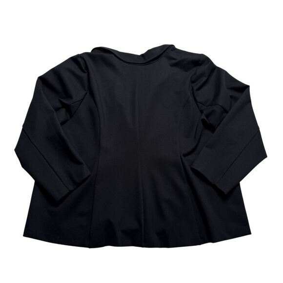 Torrid Chelsea Luxe Ponte Blazer Deep Black Sz 4 (4X/26) - Picture 9 of 16